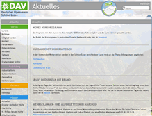Tablet Screenshot of jdav.dav-essen.de